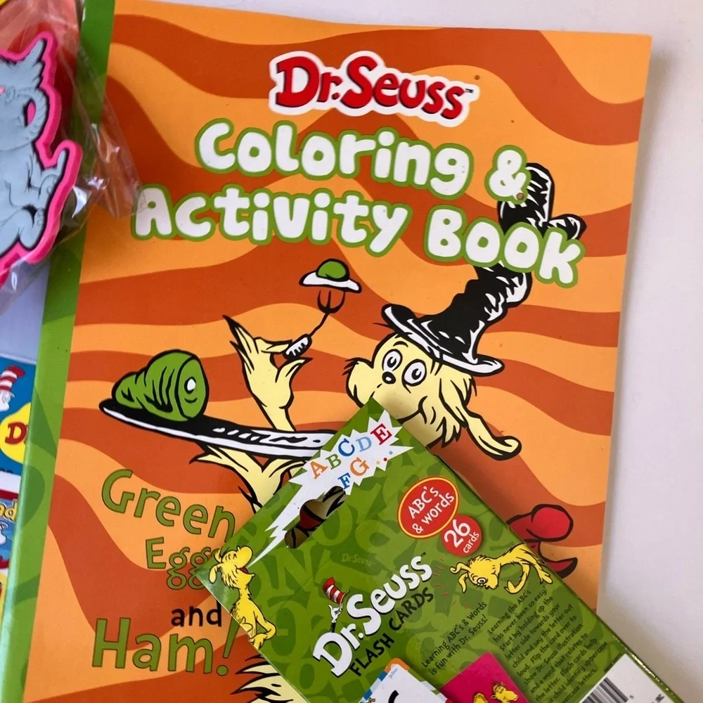 Dr. Seuss Coloring Books/Stickers and more….